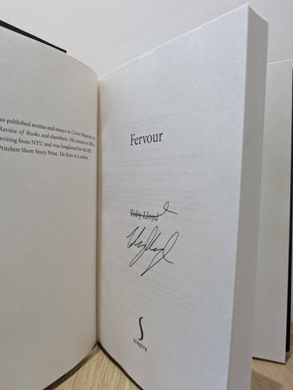 Fervour by Toby Lloyd (Signed First Edition) - Fialta Books