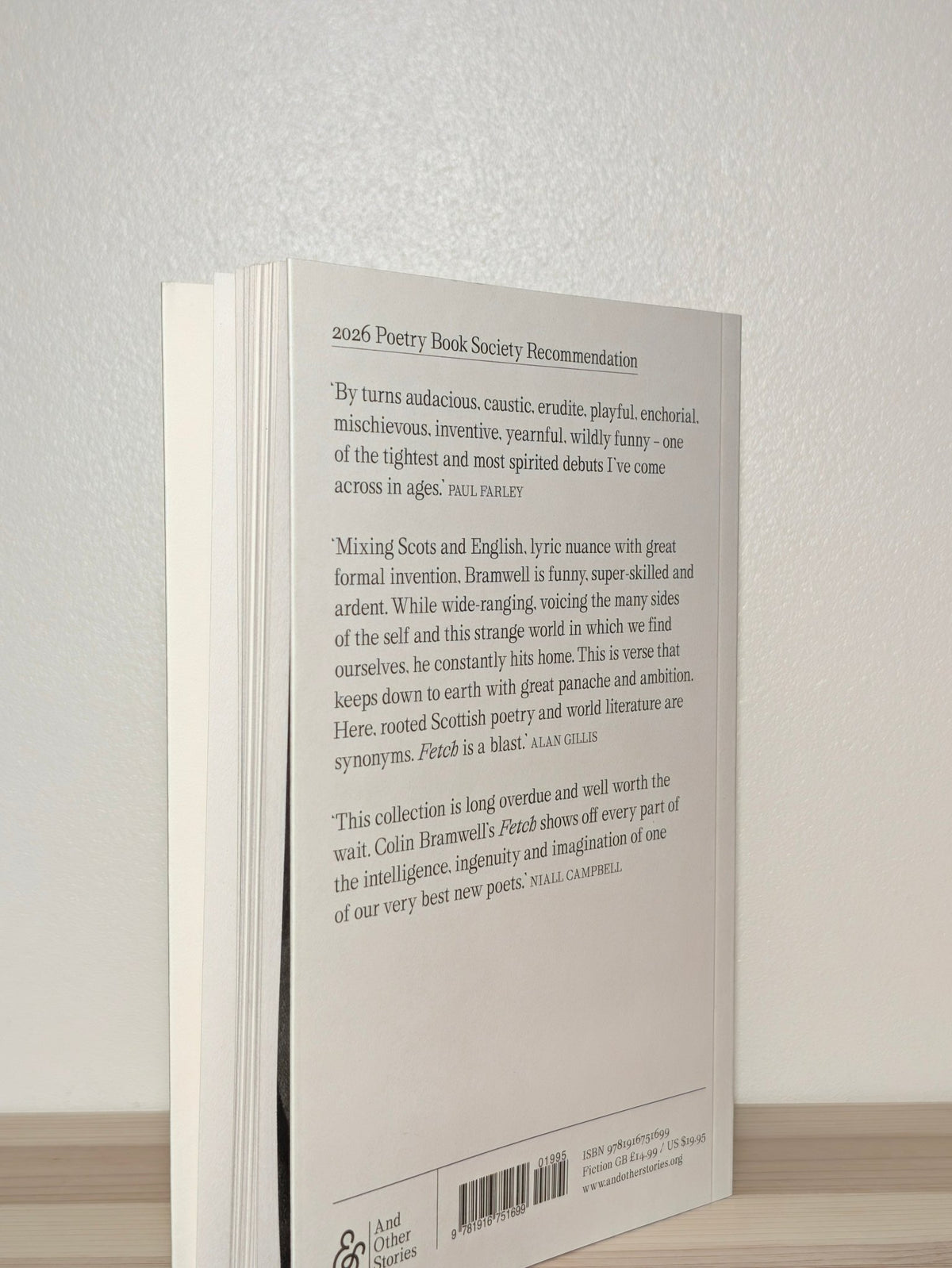 Fetch by Colin Bramwell (Signed First Edition) - Fialta Books