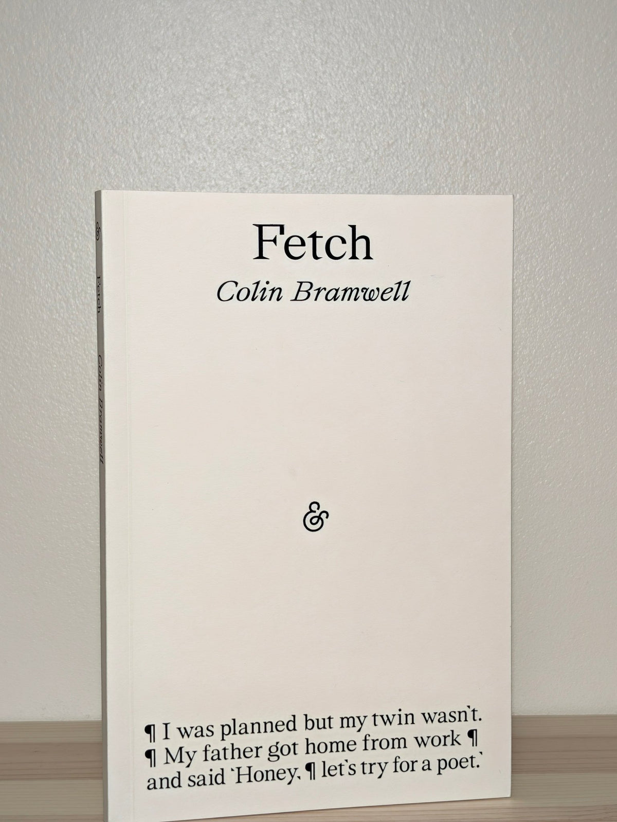 Fetch by Colin Bramwell (Signed First Edition) - Fialta Books