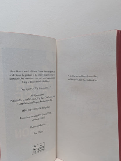 Fever House: Part One of the Fever House Duology by Keith Rosson (Signed First Edition with sprayed edges) - Fialta Books