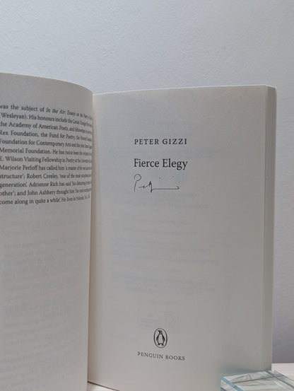 Fierce Elegy by Peter Gizzi (Signed) - Fialta Books