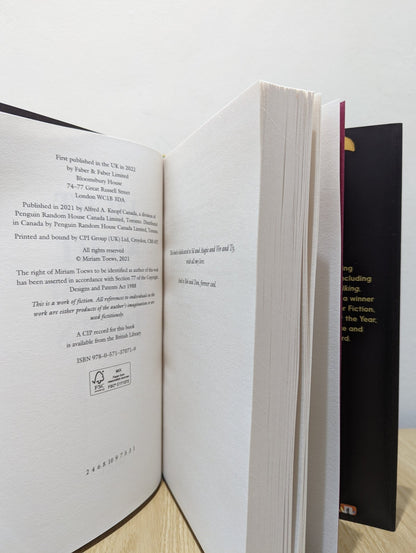 Fight Night by Miriam Toews (Signed First Edition) - Fialta Books