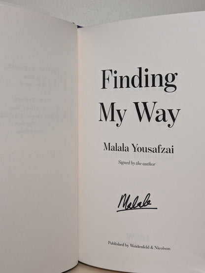 Finding My Way by Malala Yousafzai (Signed First Edition) - Fialta Books