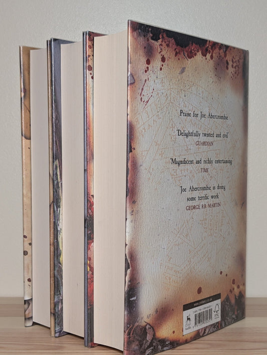 First Law: Blade Itself; Before They Are Hanged; Last Argument of Kings by Joe Abercrombie (Signed Dated Hardback Set) - Fialta Books