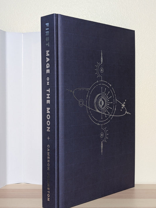 First Mage on the Moon by Cameron Johnston (Signed First Edition with sprayed edges) - Fialta Books