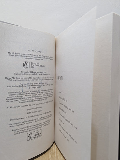 First Person Singular: Stories by Haruki Murakami (Signed First Edition) - Fialta Books