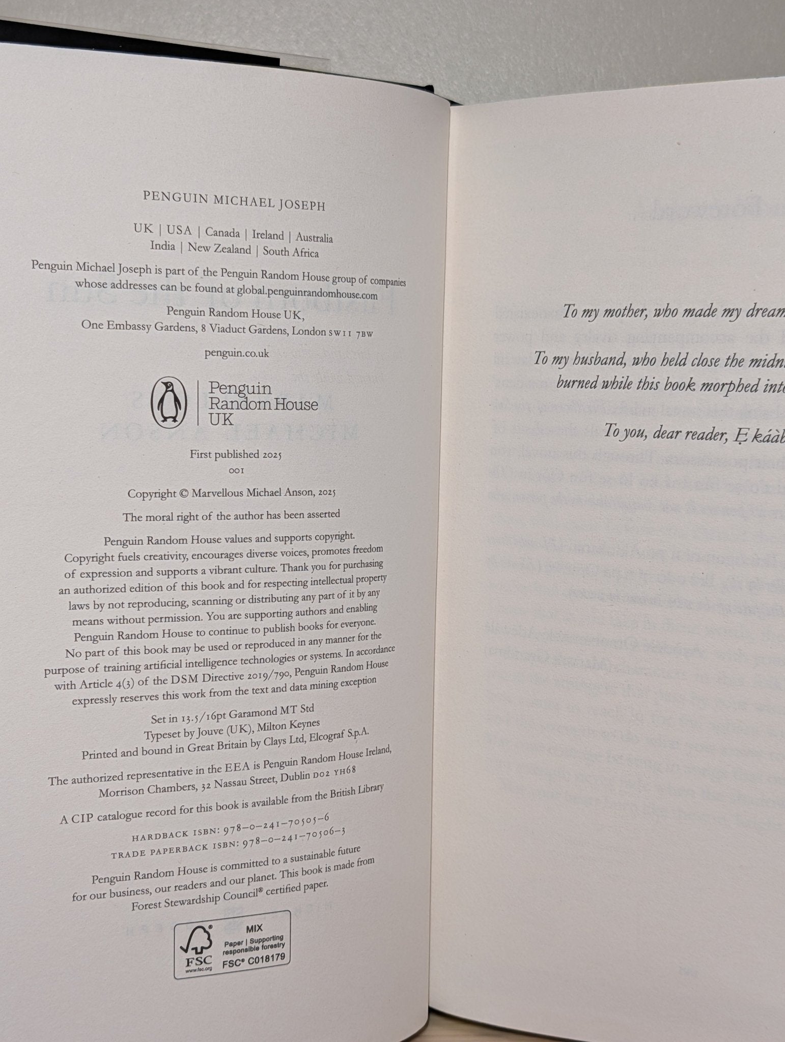 Firstborn of the Sun by Marvellous Michael Anson (Signed Numbered with sprayed edges) - Fialta Books