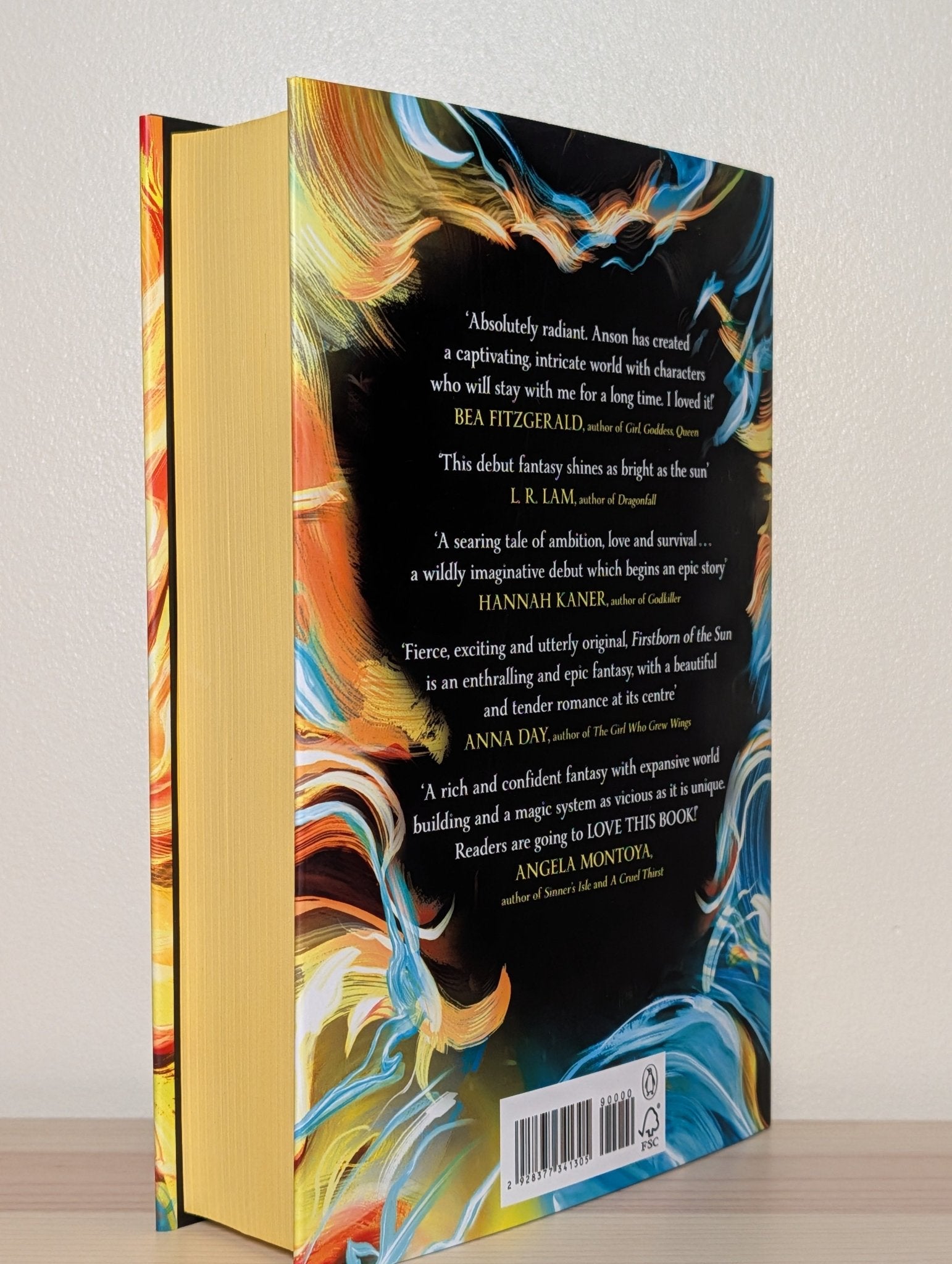 Firstborn of the Sun by Marvellous Michael Anson (Signed with yellow sprayed edges) - Fialta Books