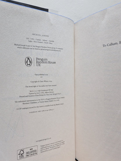 Five by Five by Claire Wilson (Signed Numbered First Edition with sprayed edges) - Fialta Books