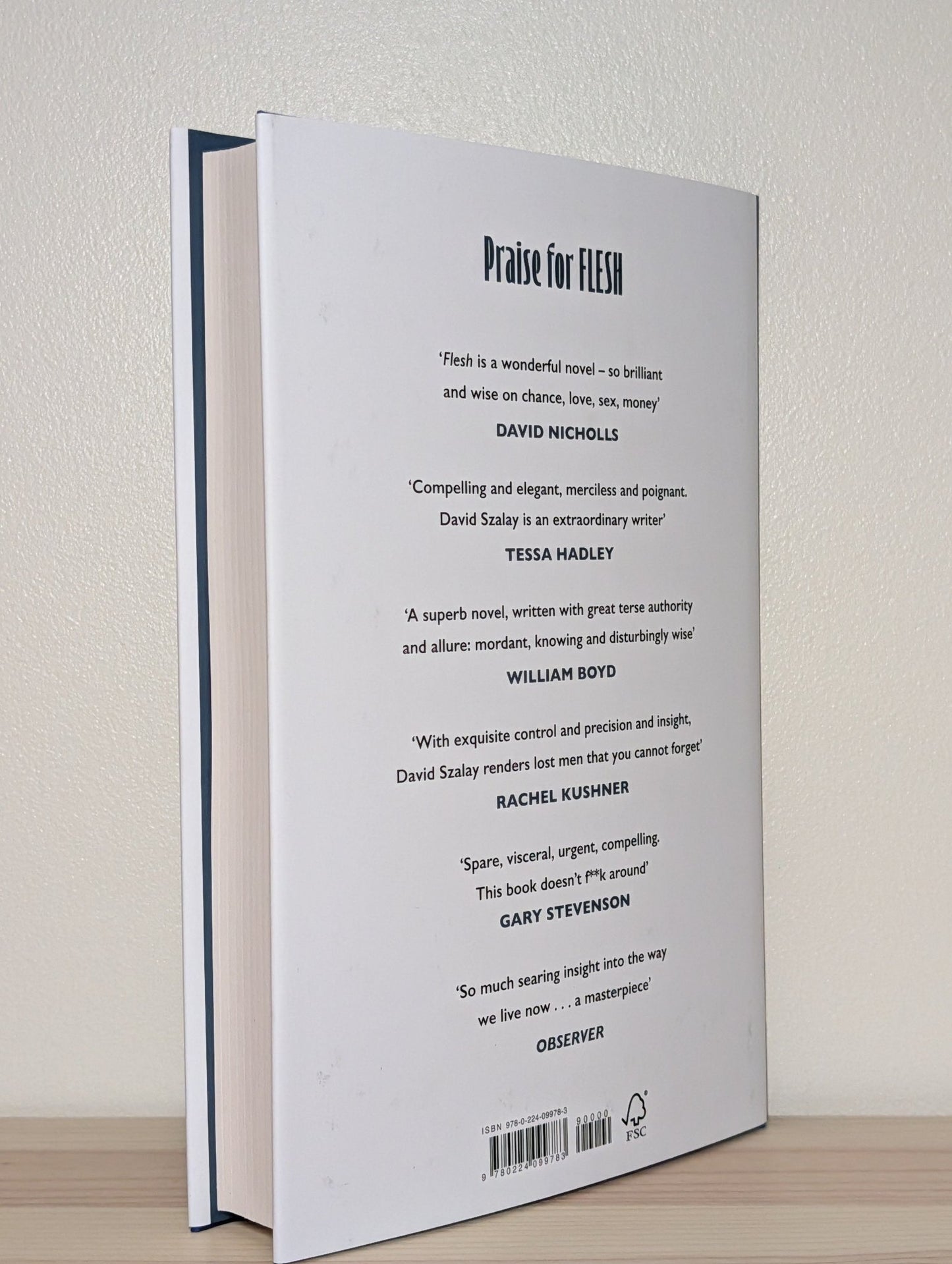 Flesh by David Szalay (Signed Bookplate Edition) - Fialta Books