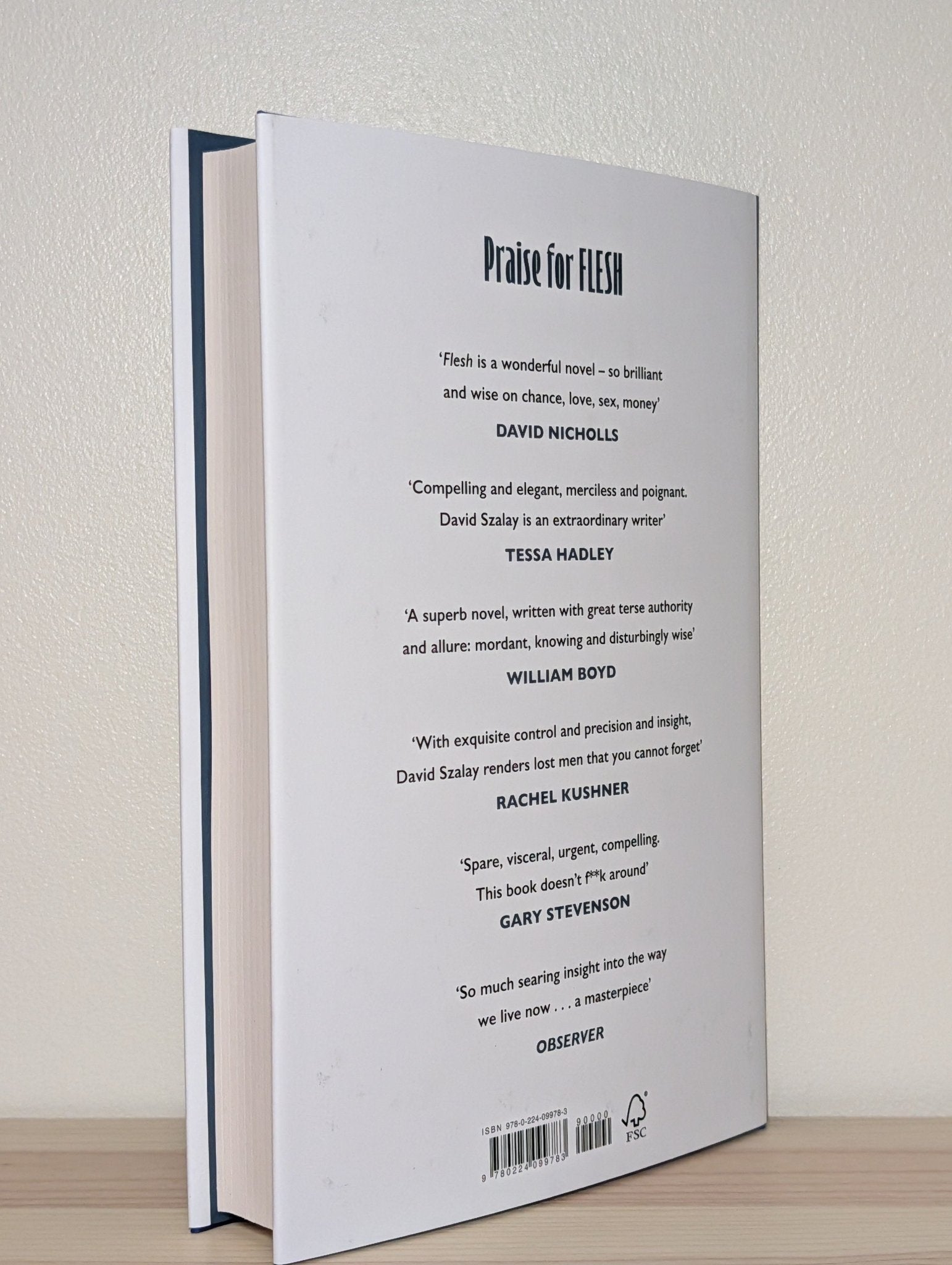 Flesh by David Szalay (Signed Bookplate Edition) - Fialta Books