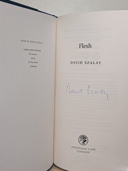 Flesh by David Szalay (Signed First Edition) - Fialta Books
