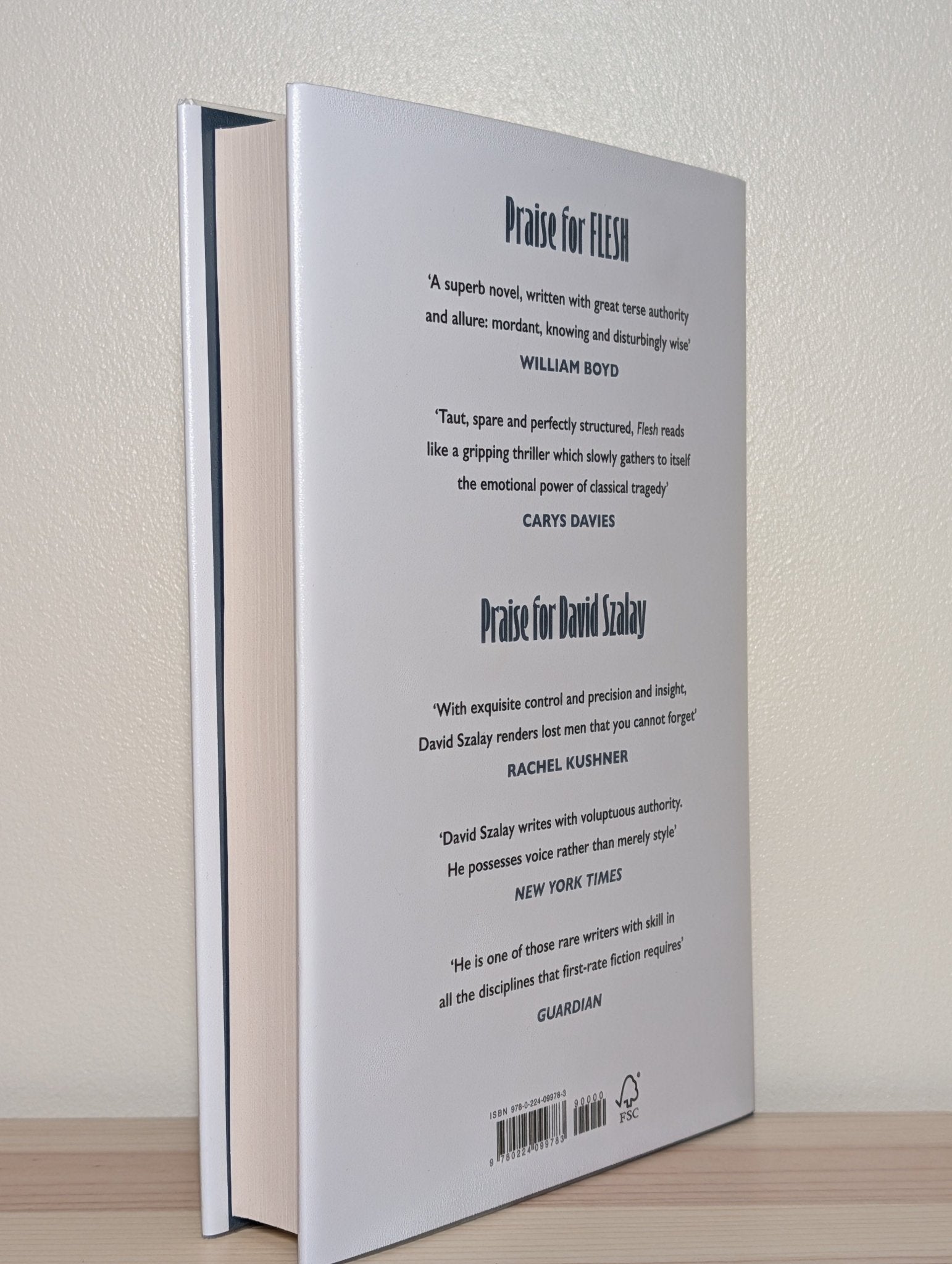 Flesh by David Szalay (Signed Lined First Edition) - Fialta Books