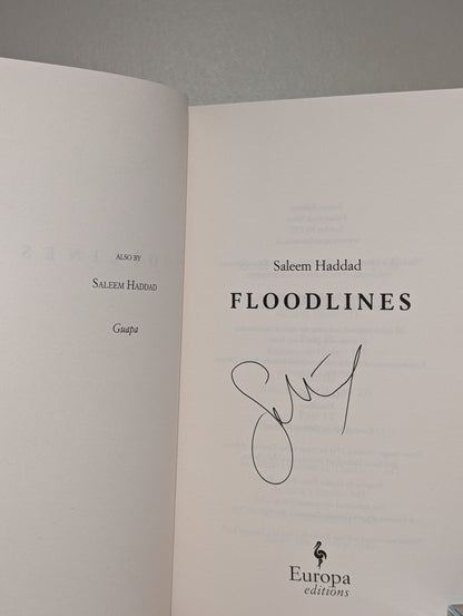 Floodlines by Saleem Haddad (Signed First Edition) - Fialta Books