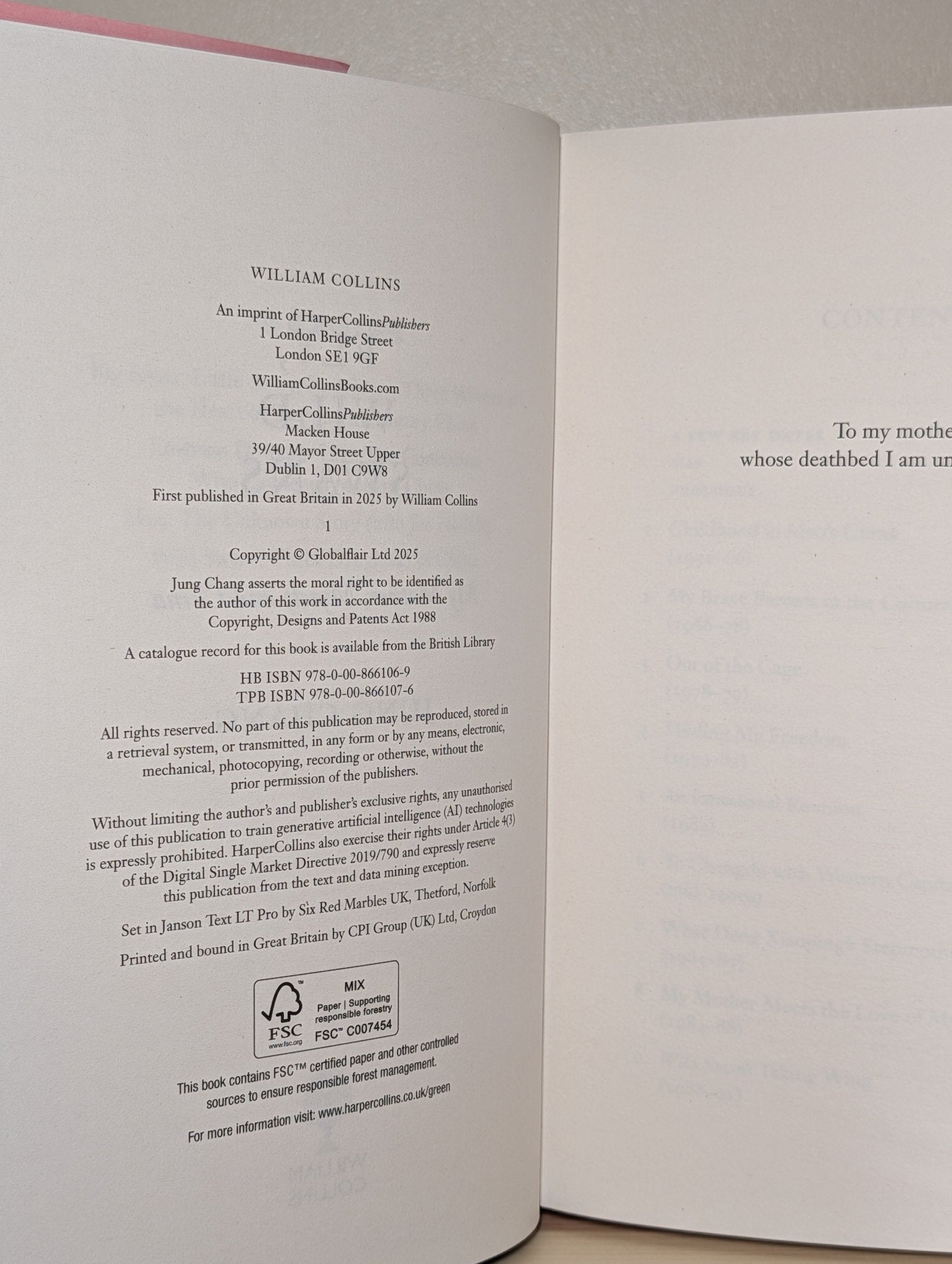 Fly, Wild Swans by Jung Chang by Jung Chang (Signed) - Fialta Books