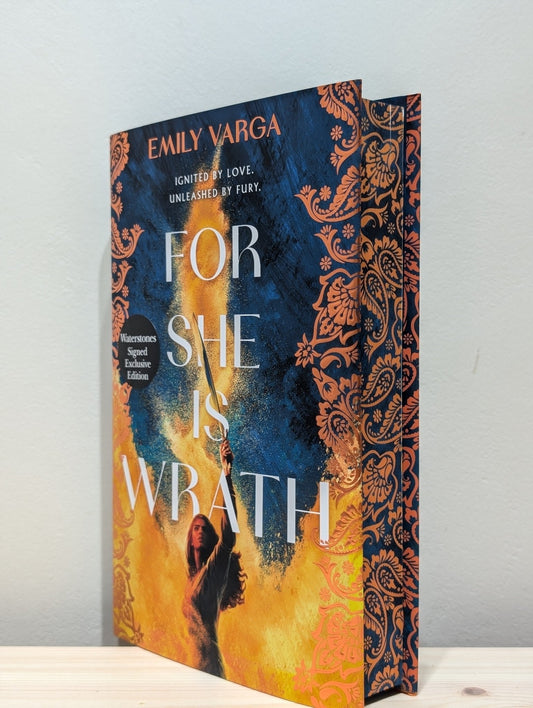 For She is Wrath by Emily Varga (Signed First Edition with sprayed edges) - Fialta Books