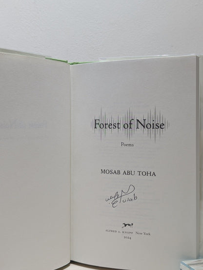 Forest of Noise: Poems by Mosab Abu Toha (Signed First Edition) - Fialta Books