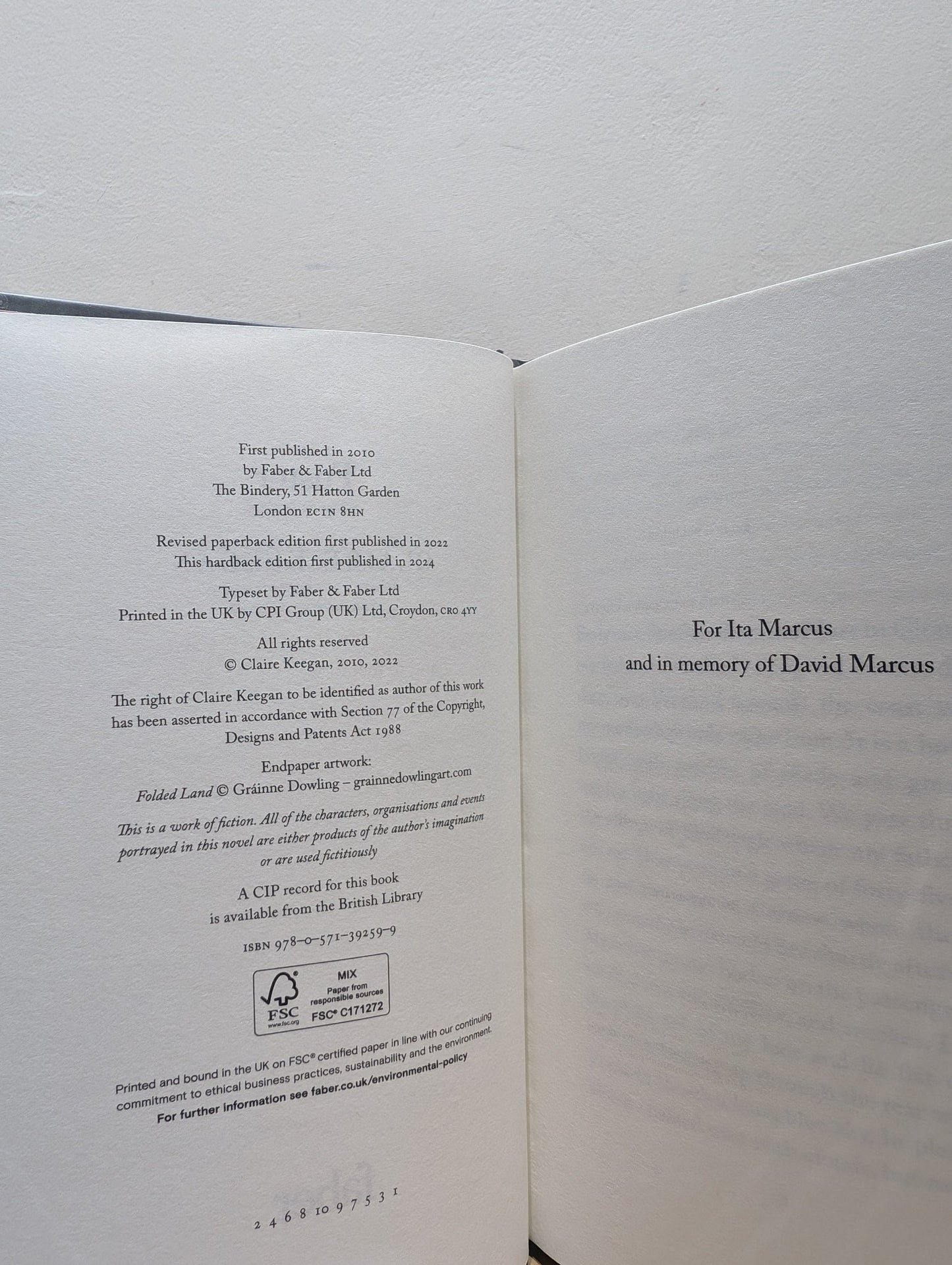 Foster by Claire Keegan (First Hardback Edition) - Fialta Books