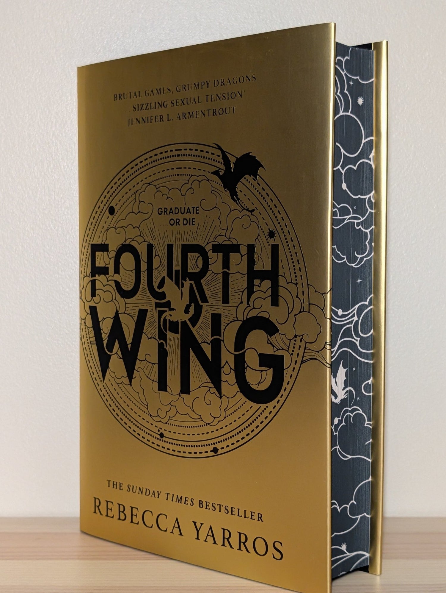 Fourth Wing by Rebecca Yarros (Sprayed Edges Edition) - Fialta Books