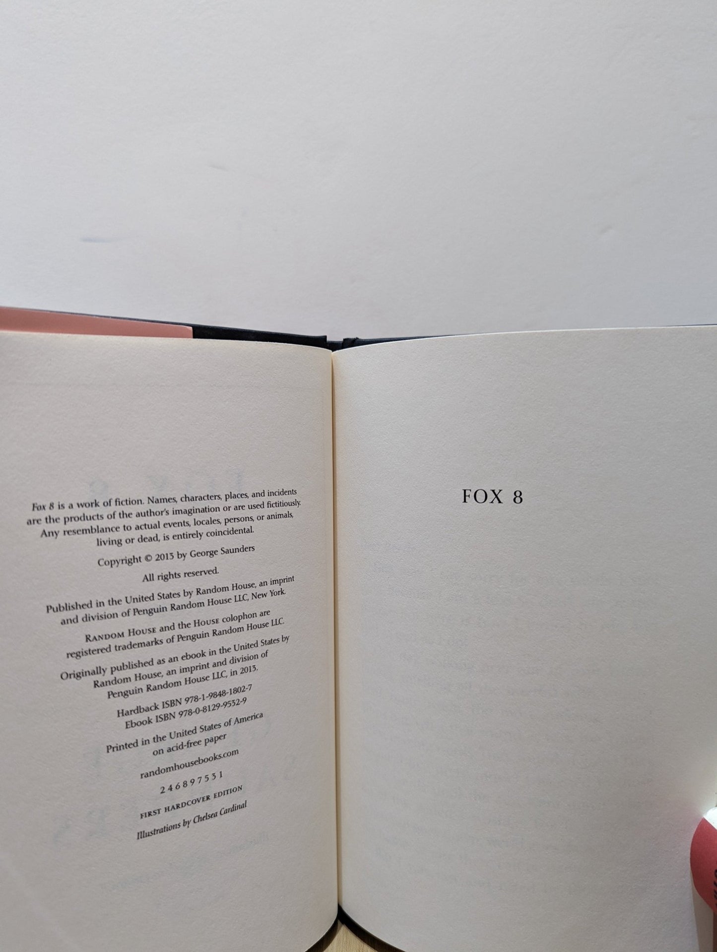 Fox 8: A Story by George Saunders (First Hardcover Edition) - Fialta Books