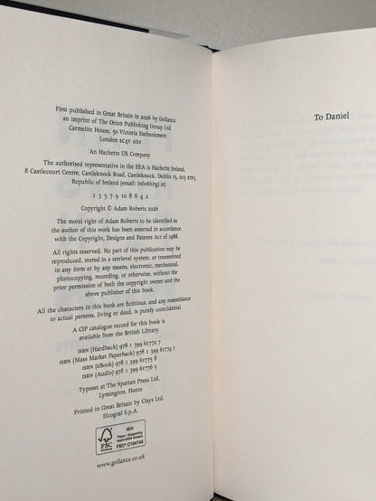 Frankenstein Rex by Adam Roberts (Signed First Edition) - Fialta Books