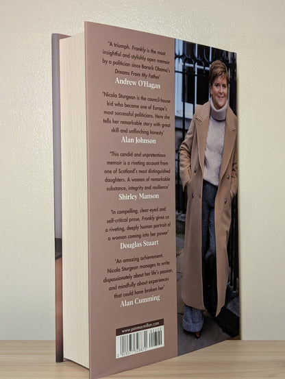 Frankly by Nicola Sturgeon (Signed First Edition) - Fialta Books