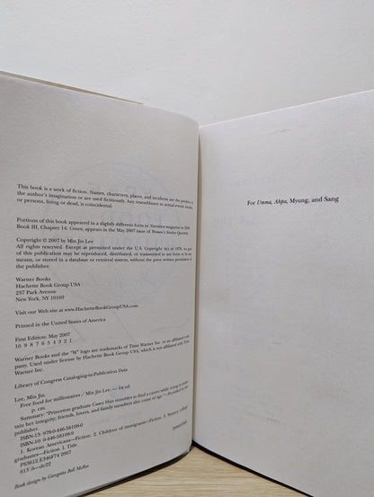 Free Food for Millionaires by Min Jin Lee (Signed First Edition) - Fialta Books