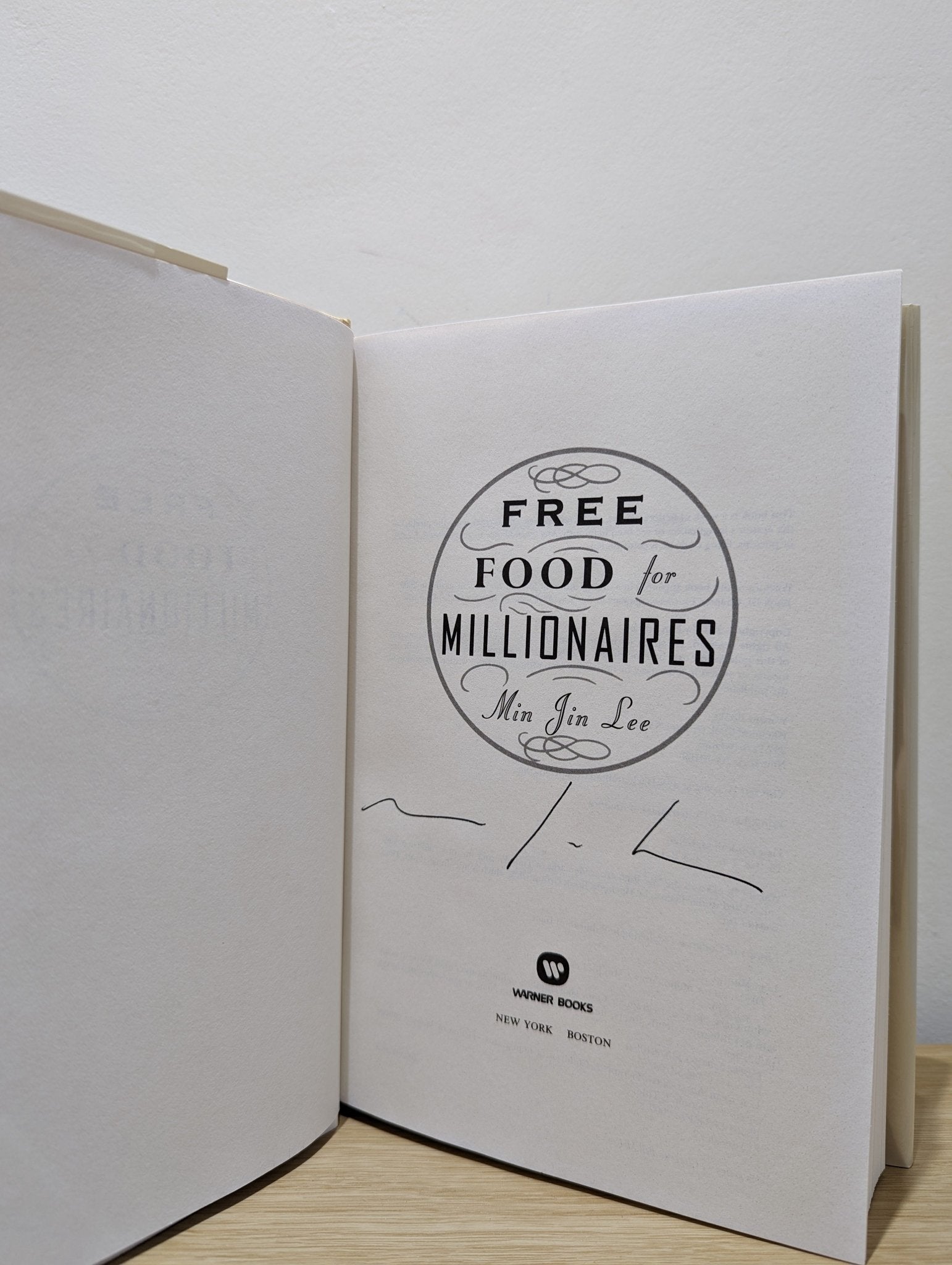 Free Food for Millionaires by Min Jin Lee (Signed First Edition) - Fialta Books