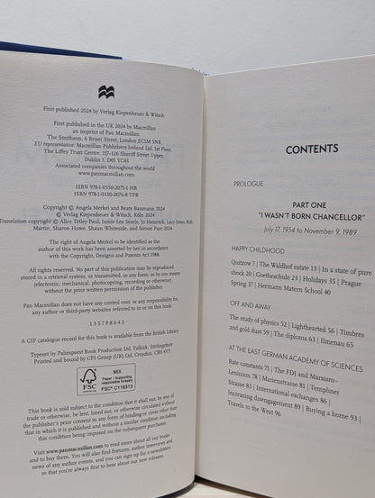 Freedom: Memories 1954 - 2021 by Angela Merkel (Signed First Edition) - Fialta Books