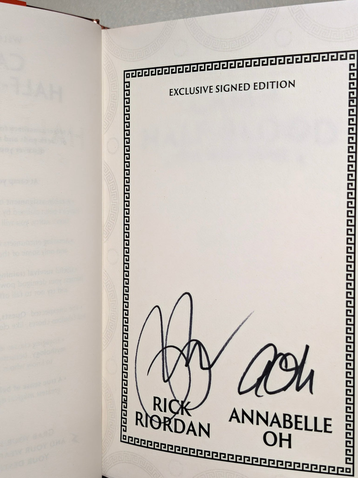 From the World of Percy Jackson by Rick Riordan (Signed First Edition with sprayed edges) - Fialta Books