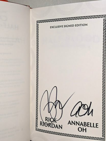 From the World of Percy Jackson by Rick Riordan (Signed First Edition with sprayed edges) - Fialta Books
