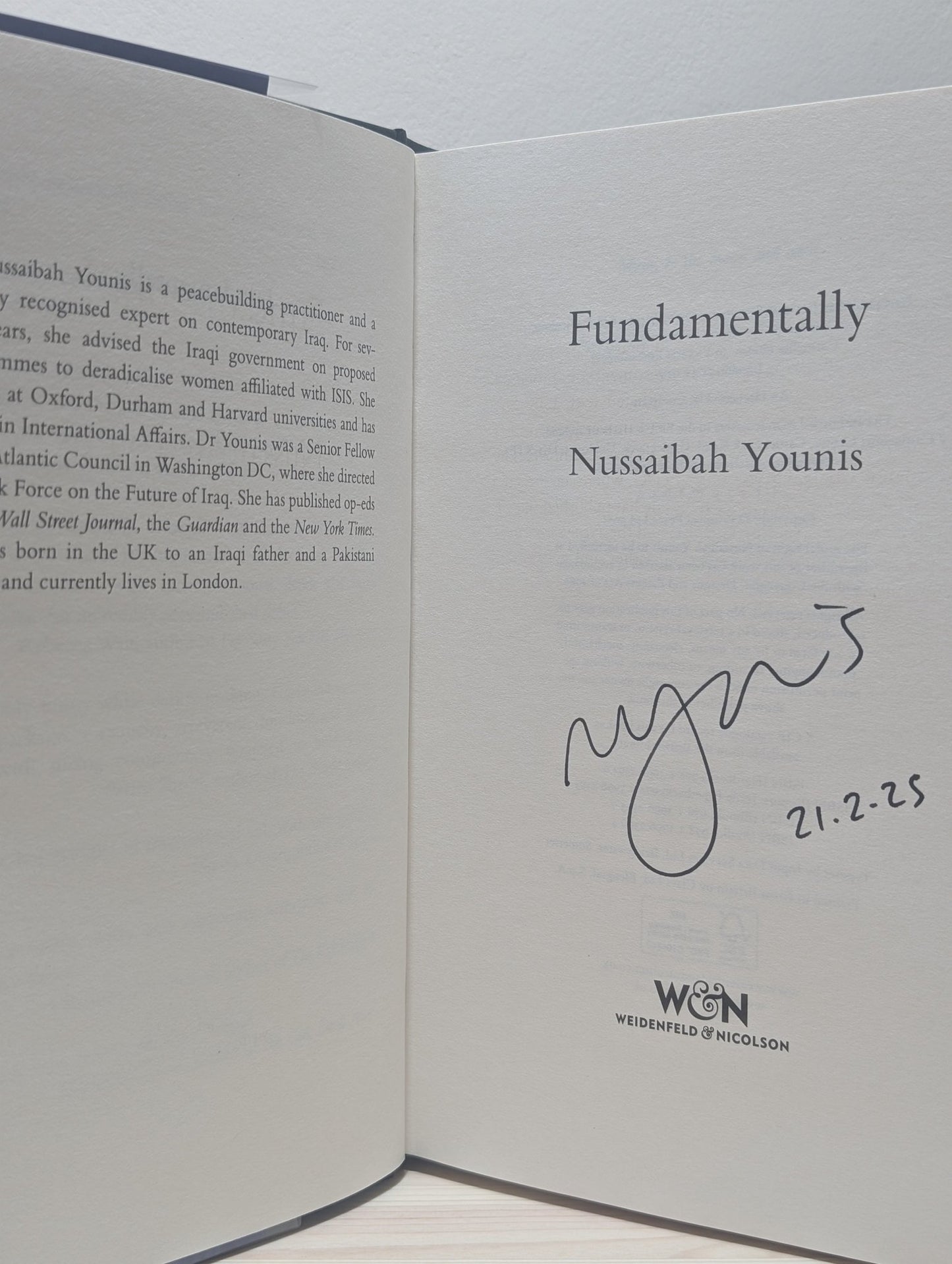 Fundamentally by Nussaibah Younis (Signed Dated First Edition) - Fialta Books
