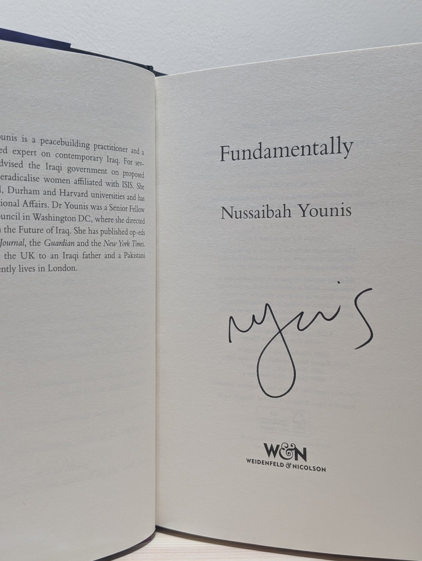 Fundamentally by Nussaibah Younis (Signed First Edition) - Fialta Books