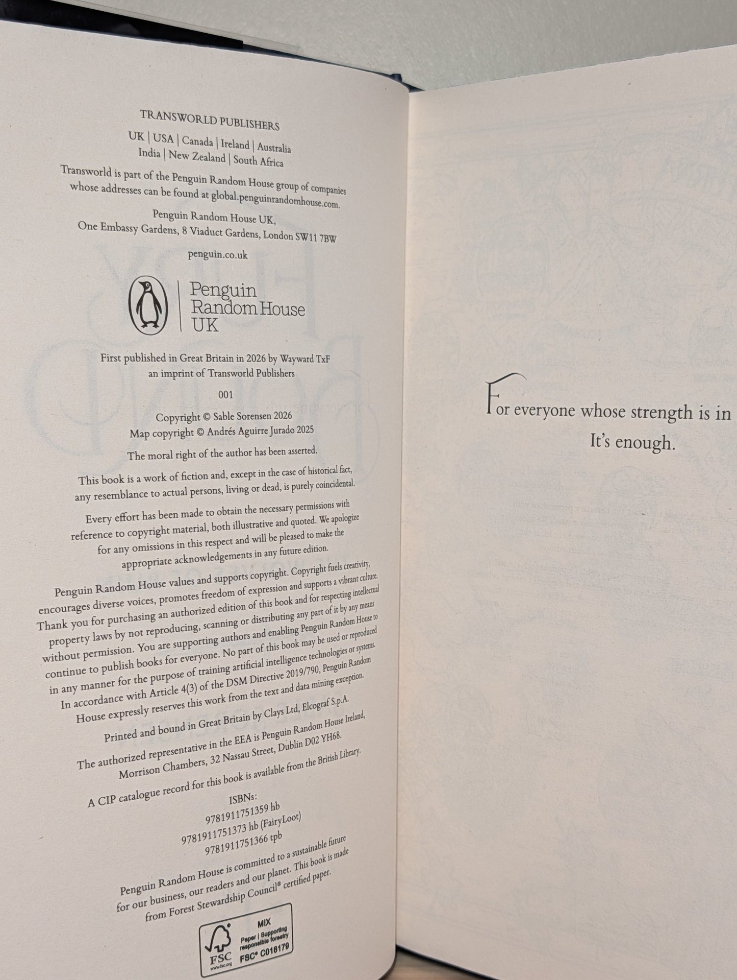 Fury Bound by Sable Sorensen (Signed Numbered First Edition with sprayed edges) - Fialta Books