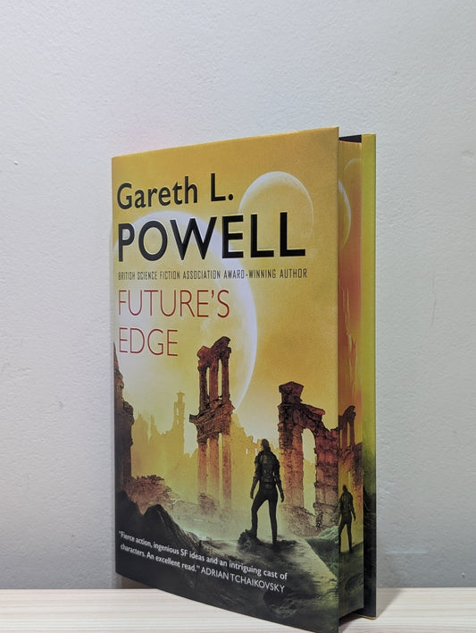 Future's Edge by Gareth L. Powell (Signed First Edition with sprayed edges) - Fialta Books