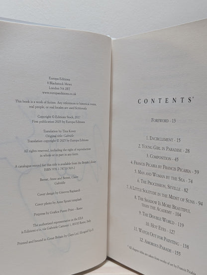 Gabriele by Anne Berest (Signed First Edition) - Fialta Books