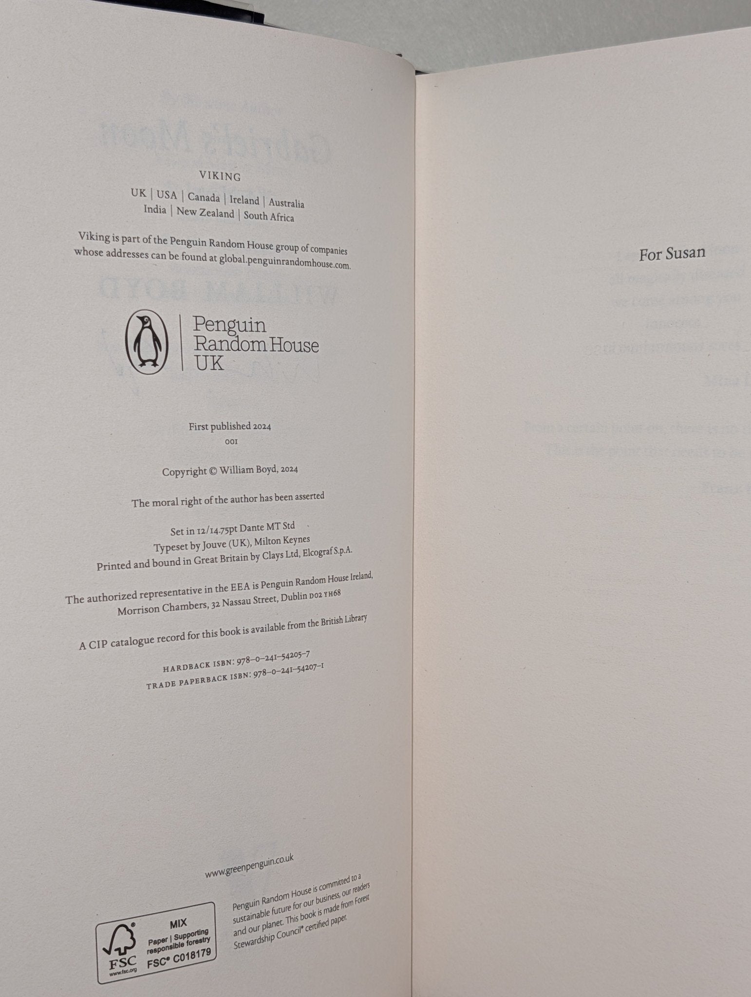 Gabriel's Moon; The Predicament by William Boyd (Signed First Edition) - Fialta Books