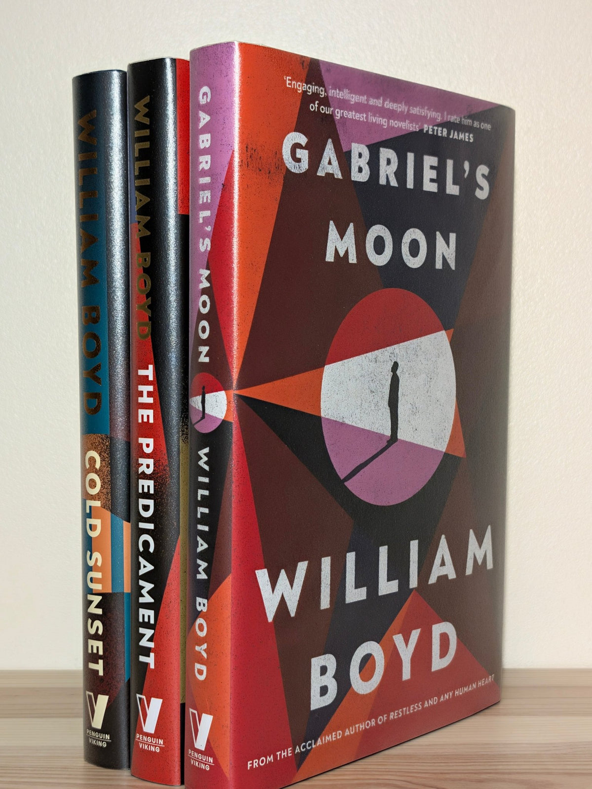 Gabriel's Moon; The Predicament; Cold Sunset by William Boyd (Signed First Edition Set) - Fialta Books