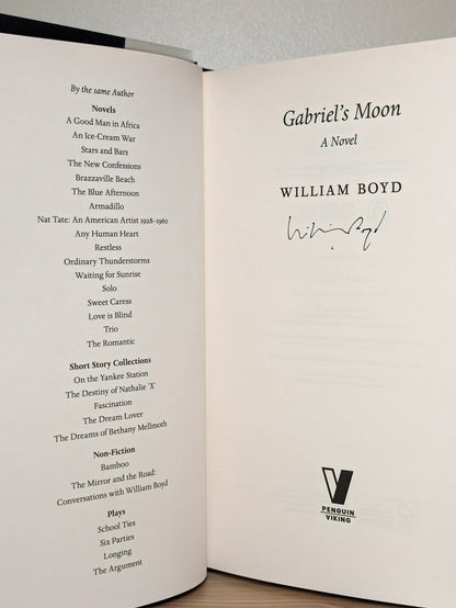 Gabriel's Moon; The Predicament; Cold Sunset by William Boyd (Signed First Edition Set) - Fialta Books