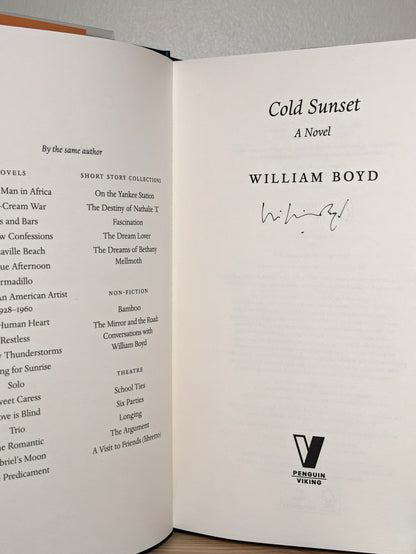 Gabriel's Moon; The Predicament; Cold Sunset by William Boyd (Signed First Edition Set) - Fialta Books