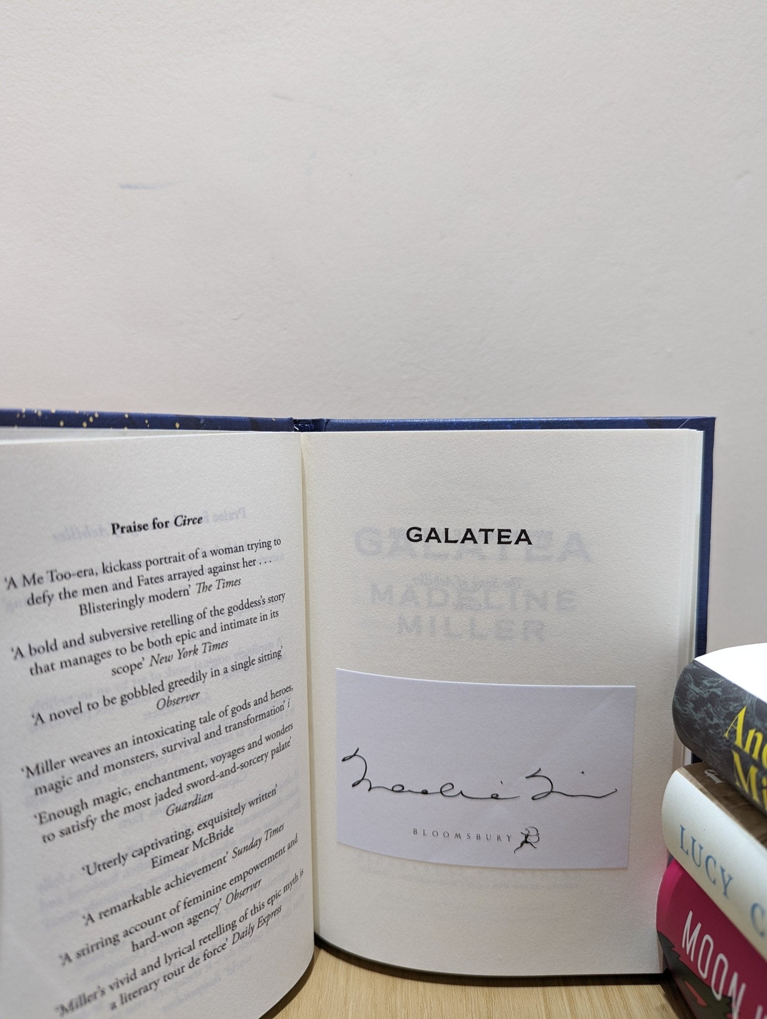 Galatea by Madeline Miller (Signed First Edition) - Fialta Books
