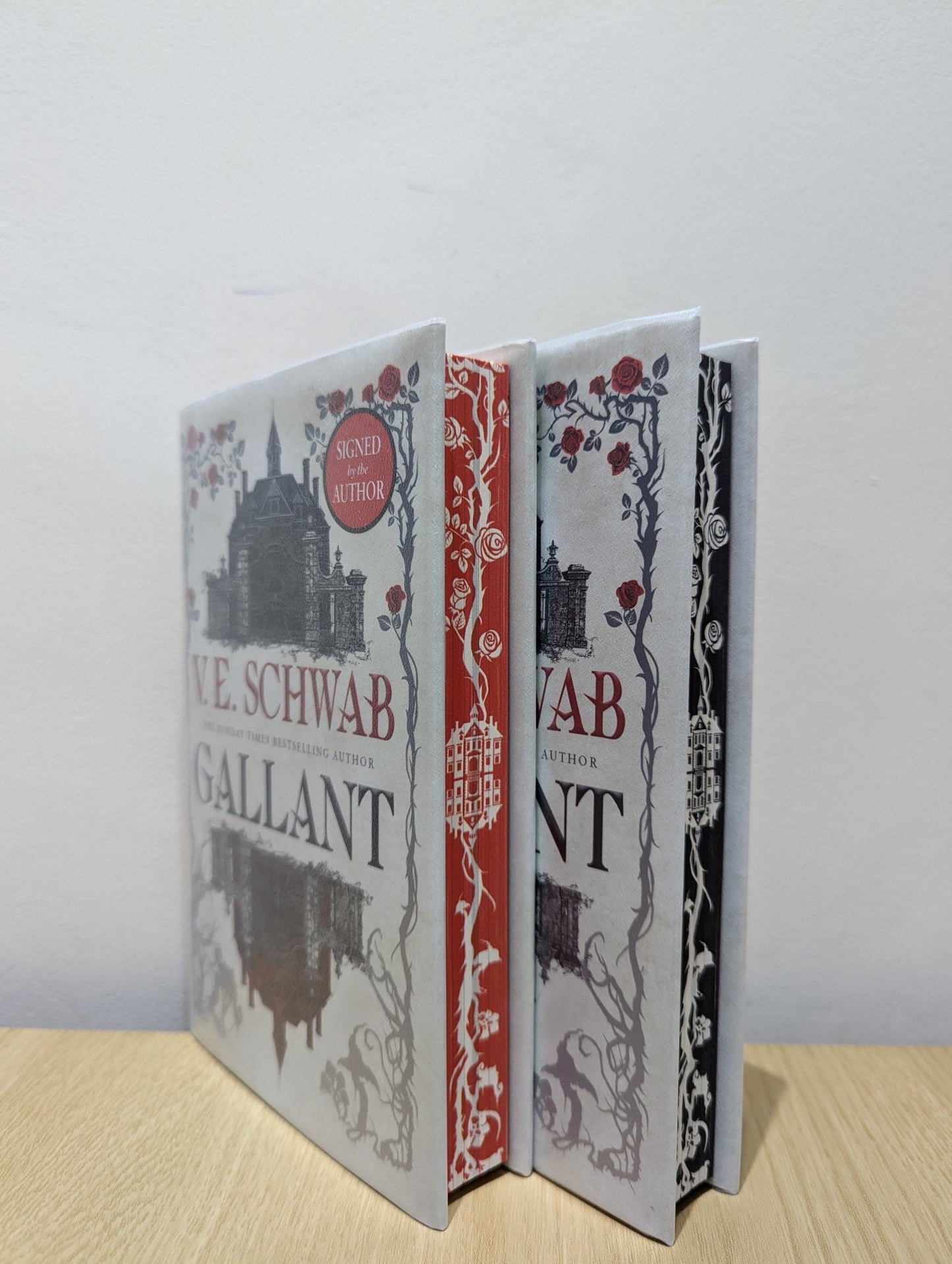 Gallant by V.E. Schwab (Signed Set with red and black edges) - Fialta Books
