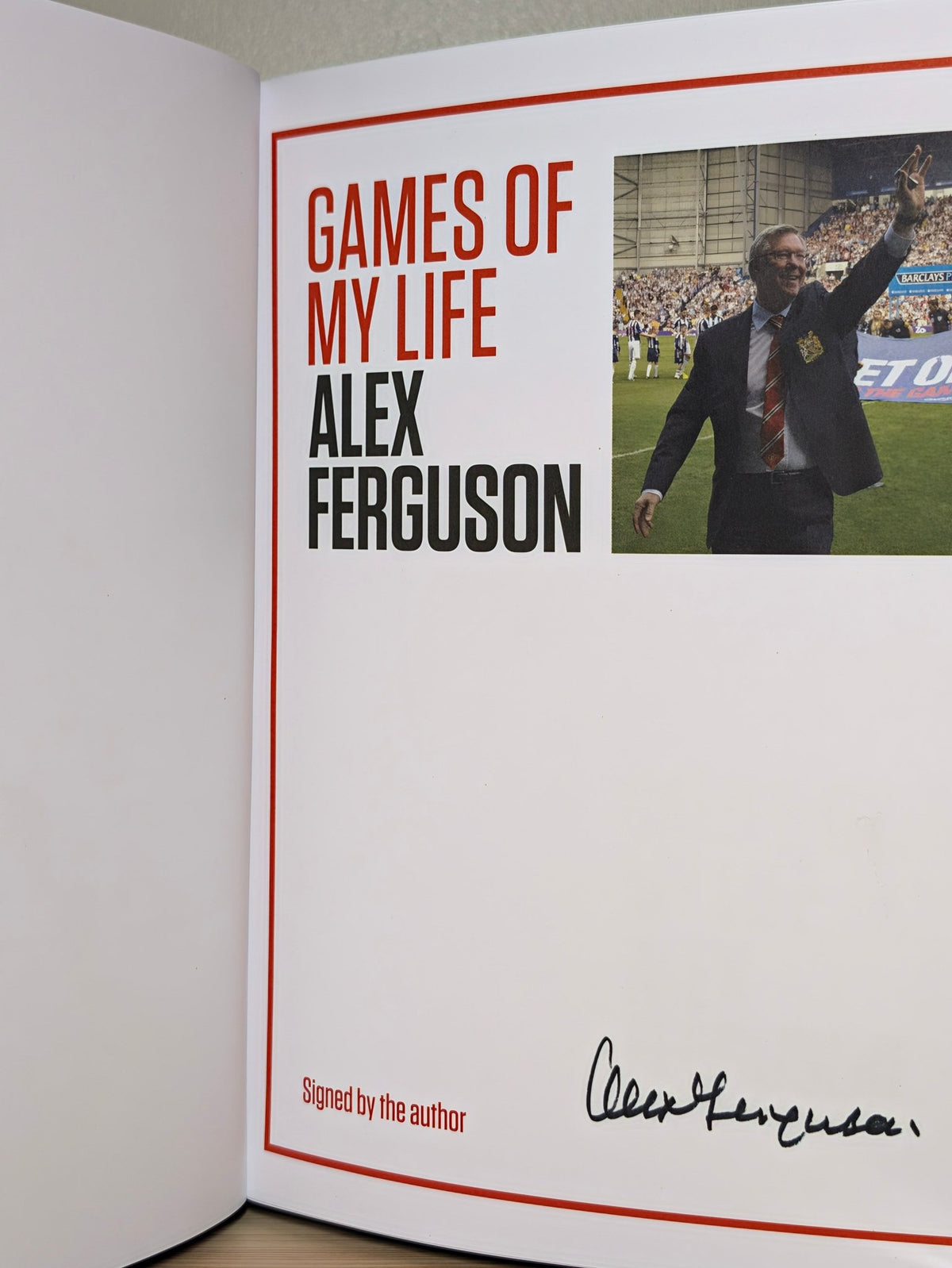 Games of My Life by Alex Ferguson (Signed First Edition) - Fialta Books