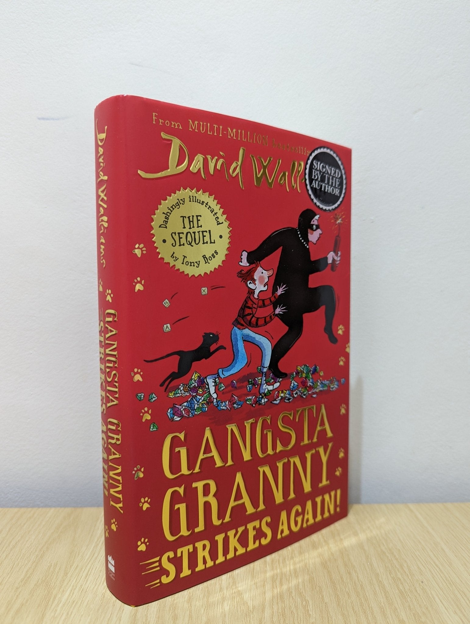 Gangsta Granny Strikes Again! by David Walliams (Signed First Edition) - Fialta Books