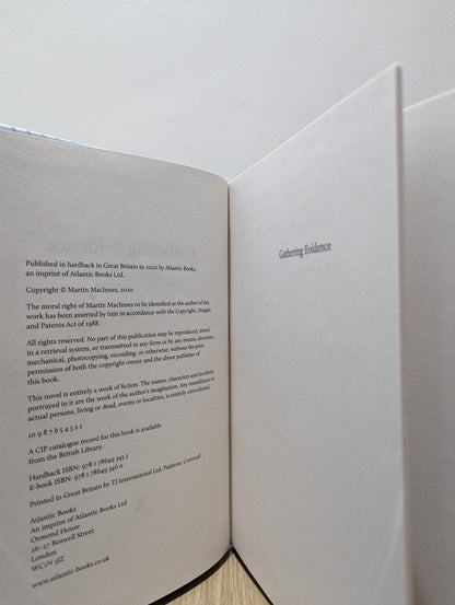 Gathering Evidence by Martin MacInnes (Signed First Edition) - Fialta Books