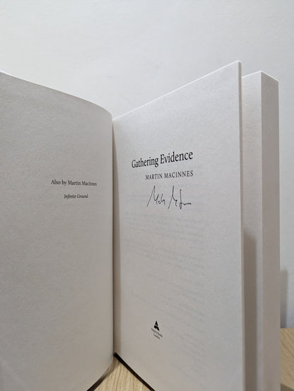 Gathering Evidence by Martin MacInnes (Signed First Edition) - Fialta Books