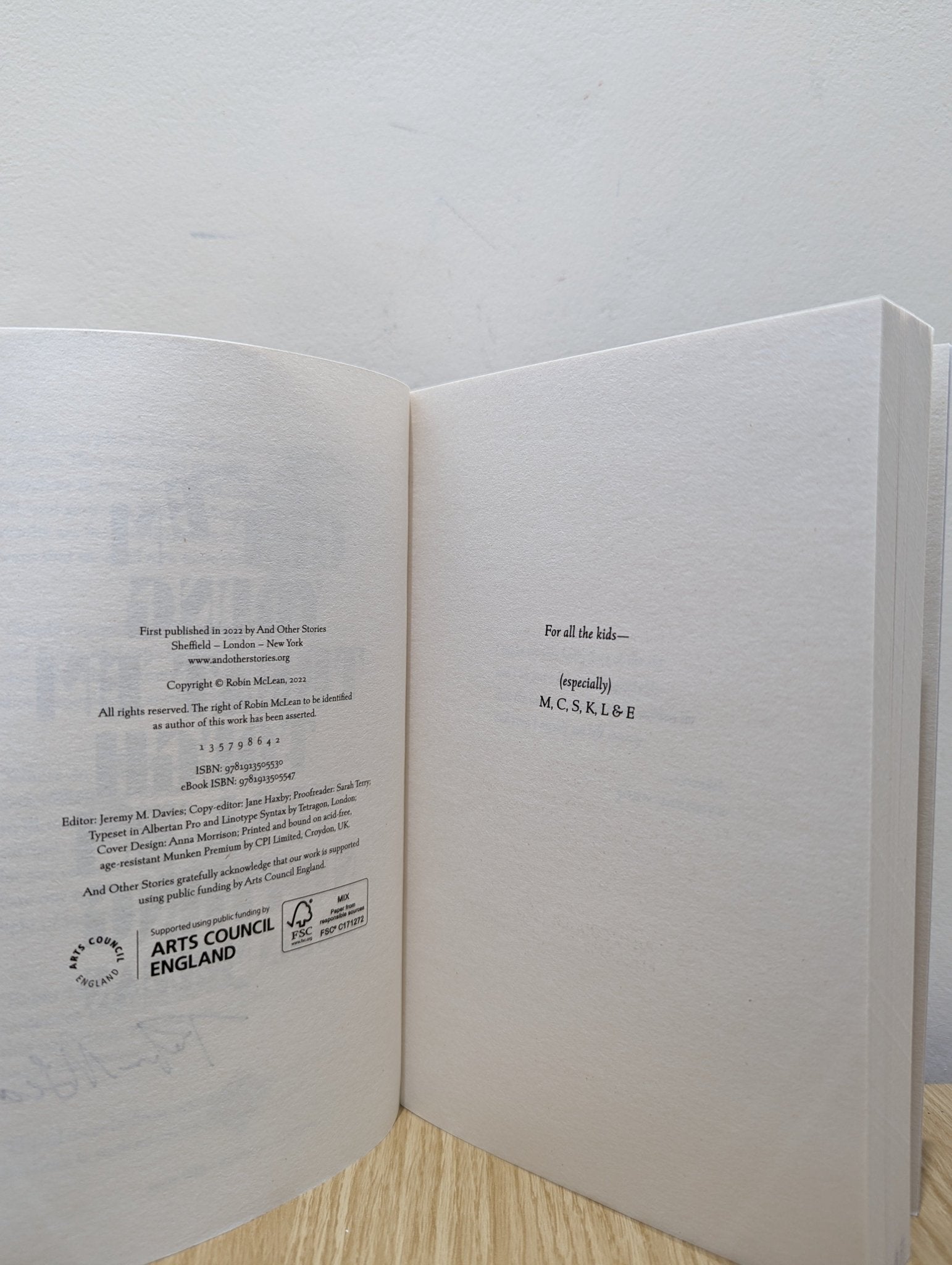 Get 'em Young, Treat 'em Tough, Tell 'em Nothing by Robin McLean (Signed First Edition) - Fialta Books