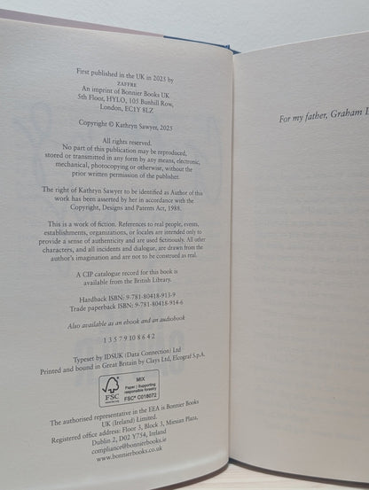 Getting Away by Kate Sawyer (Signed Stamped First Edition) - Fialta Books