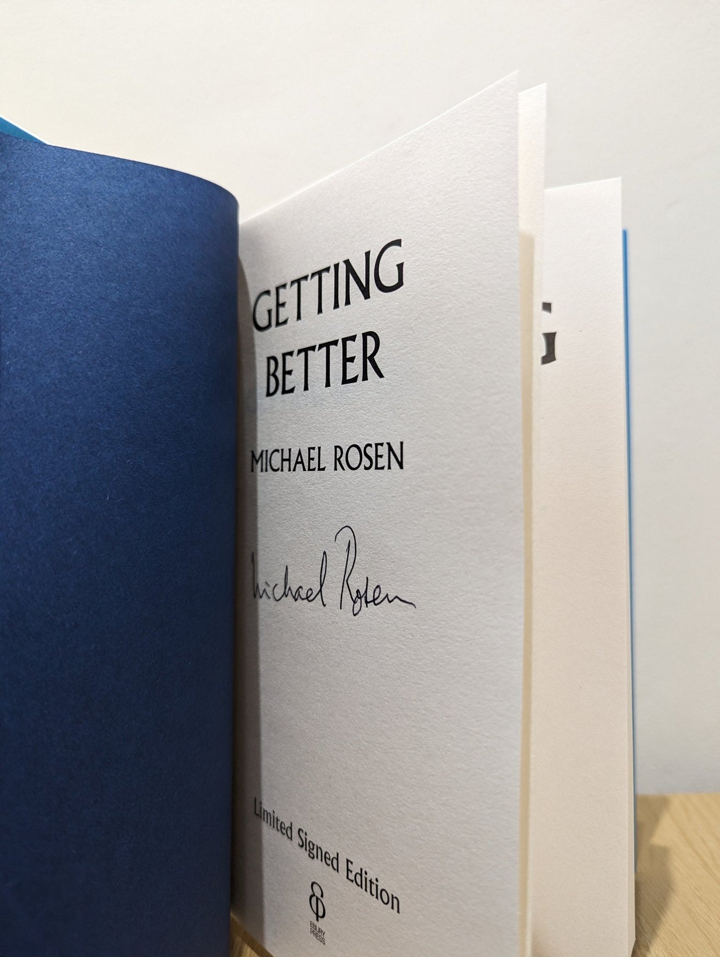 Getting Better by Michael Rosen (Signed First Edition) - Fialta Books