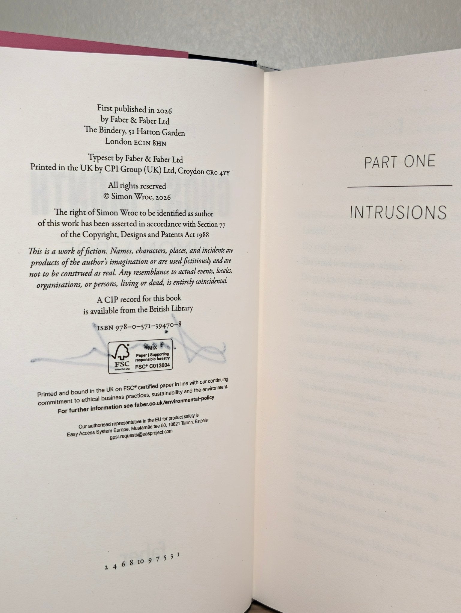 Ghost Month by Simon Wroe (Signed First Edition) - Fialta Books